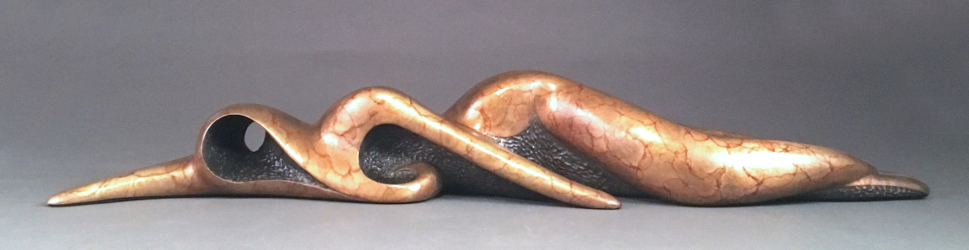Resting Figure Bronze Front WS